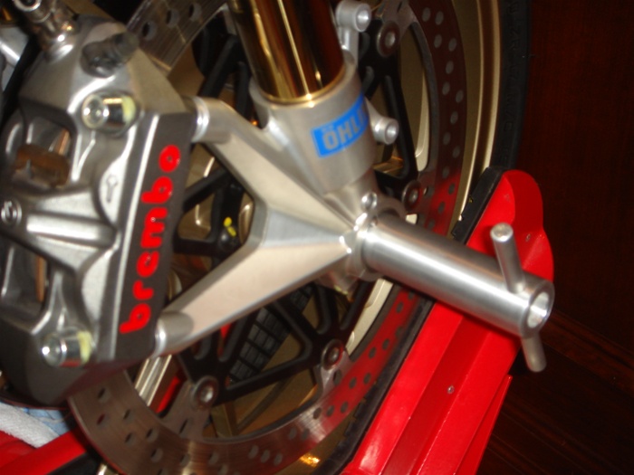 MBS Mfg Ducati 1098 1198 Front Wheel Axle Alignment Tool